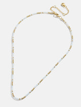 BaubleBar Sadie Necklace - Opal - 
    Semi-precious beaded necklace
  
