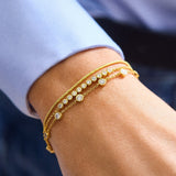 Selene 18K Gold Layered Bracelet - Selene 18K Gold Layered Bracelet