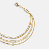 Zora 18K Gold Layered Bracelet - Zora 18K Gold Layered Bracelet