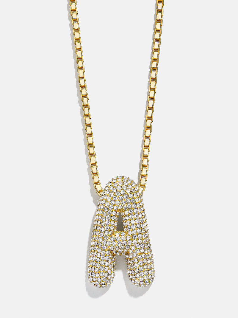 Pavé initial collar necklace baublebar Clearance