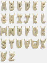 BaubleBar Gold/Pavé - 
    Bubble initial necklace
  
