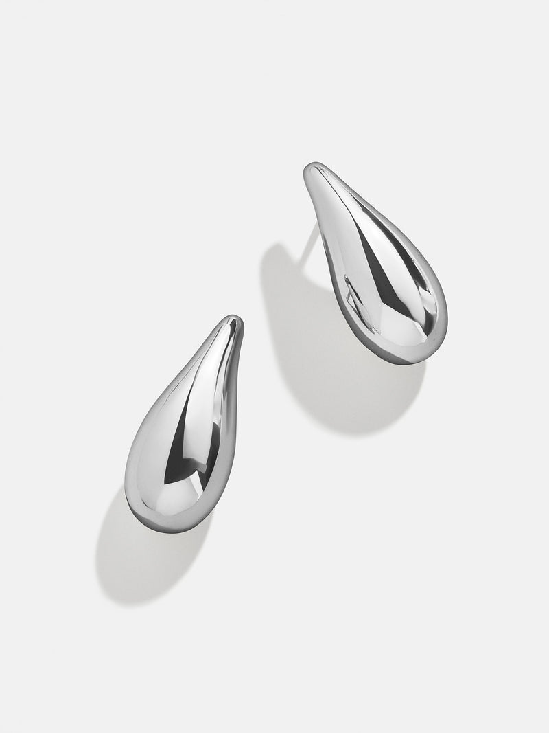 BaubleBar Ella Earrings - Silver - 
    Teardrop earrings
  
