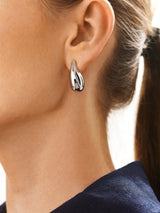 BaubleBar Ella Earrings - Silver - 
    Teardrop earrings
  
