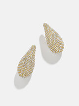 BaubleBar Ella Earrings - Gold/Pavé - 
    Teardrop earrings
  
