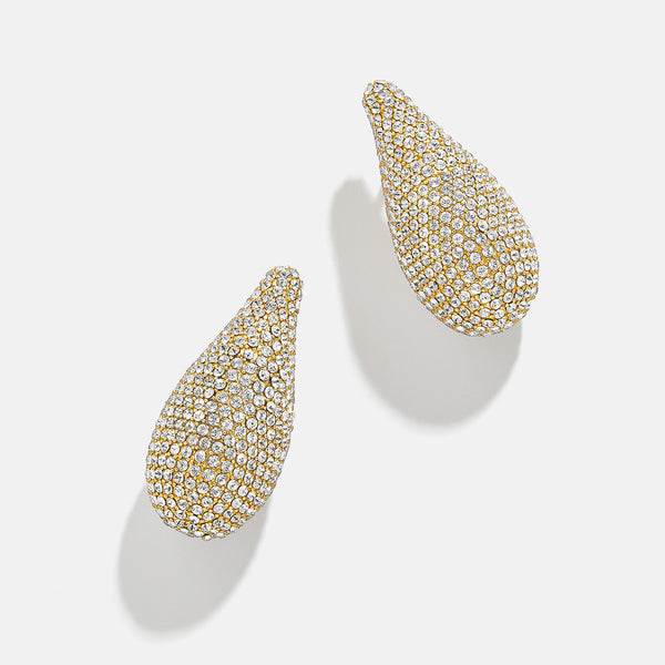 Ella Earrings - Gold/Pavé – Enjoy an EXTRA 20% Off - 3 Days