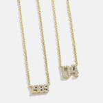 variant:14K Gold Plated Sterling Silver. Pavé Cubic Zirconia Stones