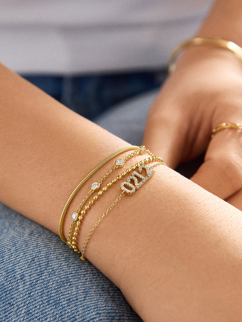 BaubleBar 18K Gold Plated Sterling Silver. Pavé Cubic Zirconia Stones - 
    Enjoy 20% off - This Week Only
  
