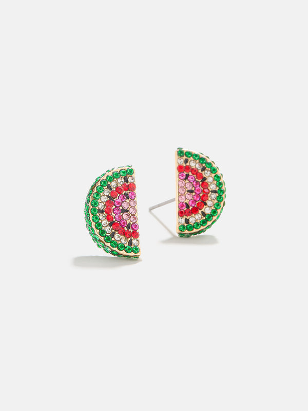 Watermelon Sugar Earrings - Watermelon Stud Earrings