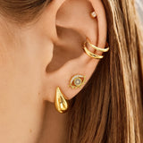 Ojo 18K Gold Earrings - Evil Eye