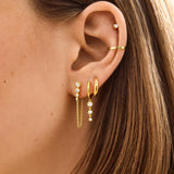Jenelle 14K Gold Earring Set - Jenelle 14K Gold Earring Set