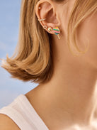 Paddles Up Earring Set - Pickleball