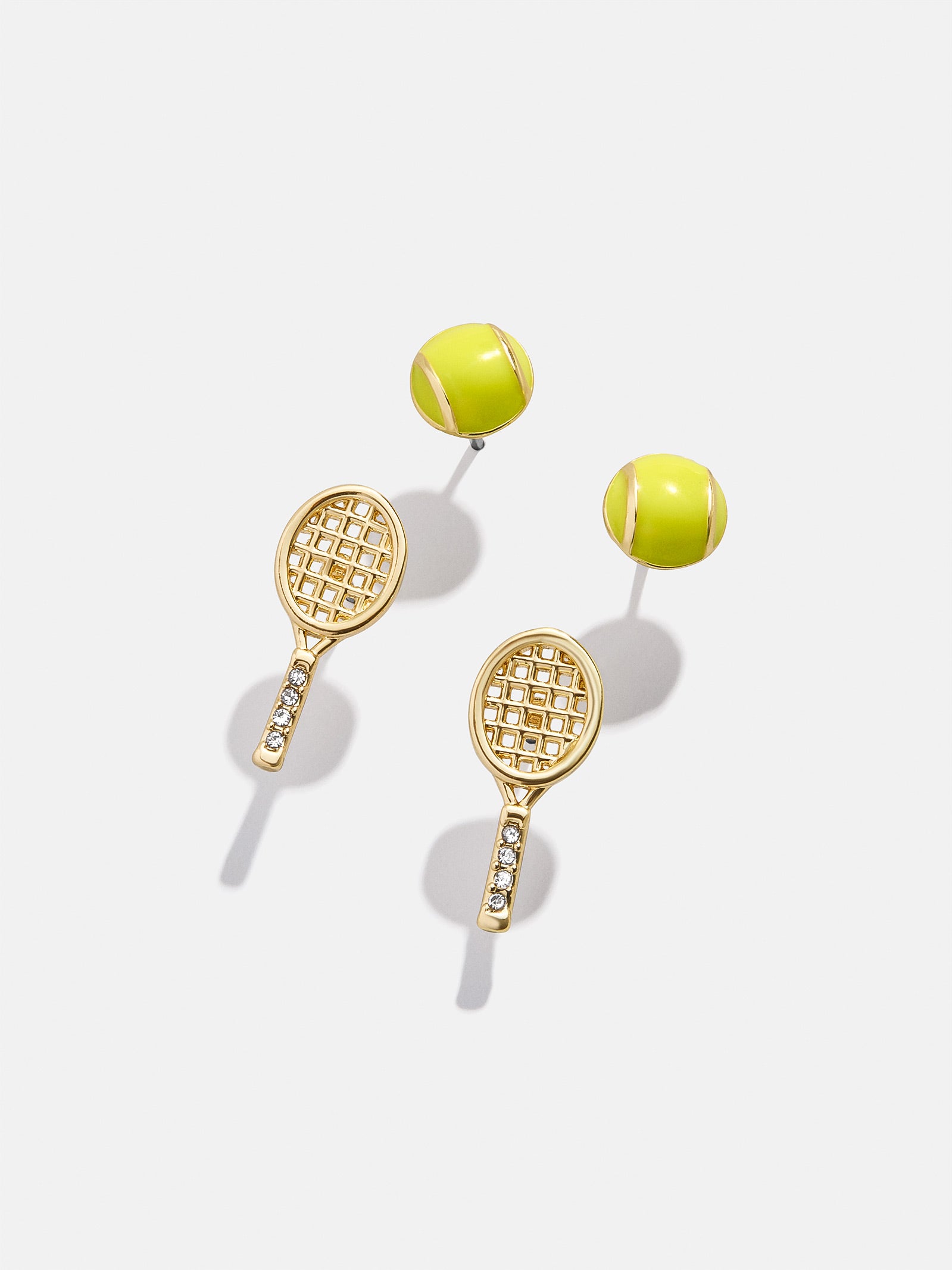 Match Point Earring Set - Tennis – Set of two tennis earrings – BaubleBar