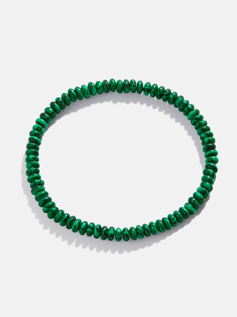 BaubleBar Valentina Semi-Precious Bracelet - Malachite Stone - 
    Semi-precious stretch bracelet
  
