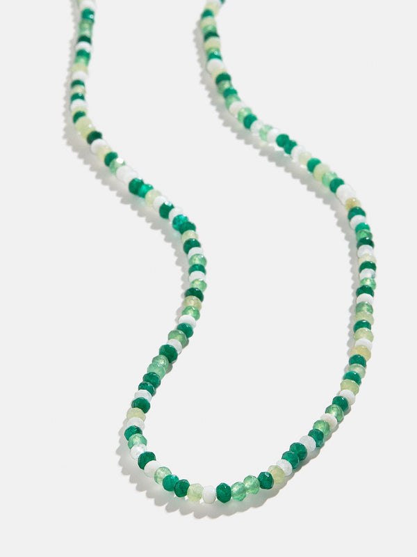 Valentina Semi-Precious Necklace - Green Ombre