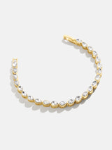 BaubleBar Angie Tennis Bracelet - Clear/Gold - 
    Stone tennis bracelet
  
