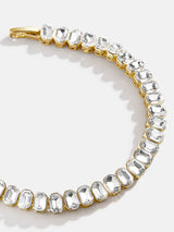 BaubleBar Julie Tennis Bracelet - Clear/Gold - 
    Enjoy 20% off - This Week Only
  
