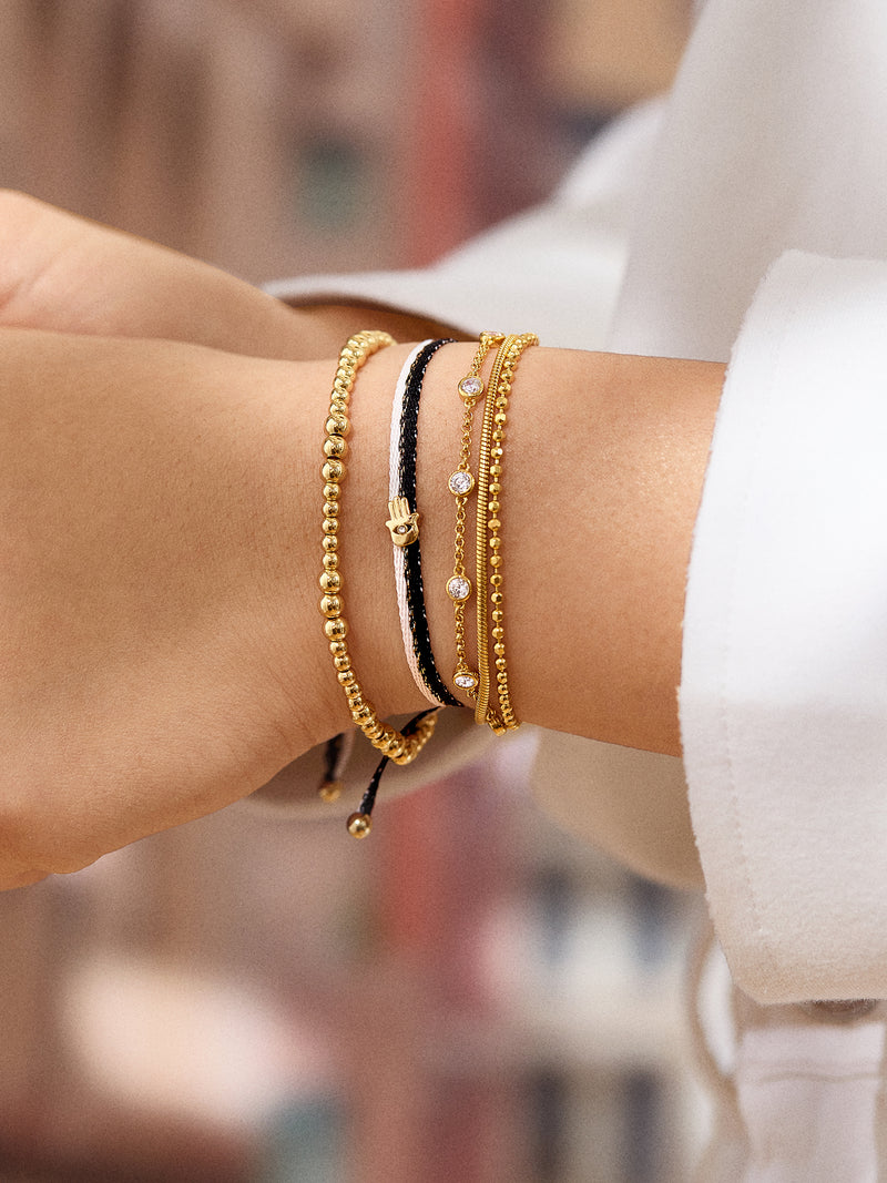 BaubleBar Custom Ribbon Bracelet - Black & White Ribbon - 
    Enjoy 20% off - This Week Only
  
