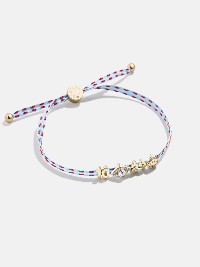 BaubleBar Custom Ribbon Bracelet - Blue/Red Ribbon - 
    Enjoy 20% off - This Week Only
  
