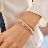 Disney Mickey Mouse Custom Cord Bracelet - Light Pink