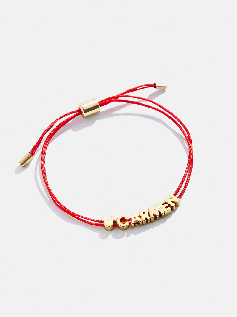BaubleBar Mickey Mouse Disney Custom Cord Bracelet - Red - 
    Ends Sunday: Enjoy 20% Off
  
