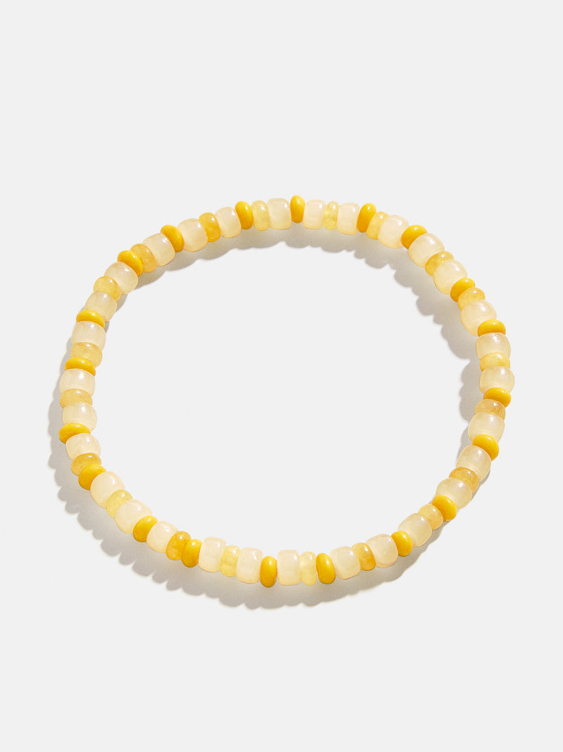BaubleBar Gina Bracelet - Yellow - 
    Semi-precious stretch bracelet
  
