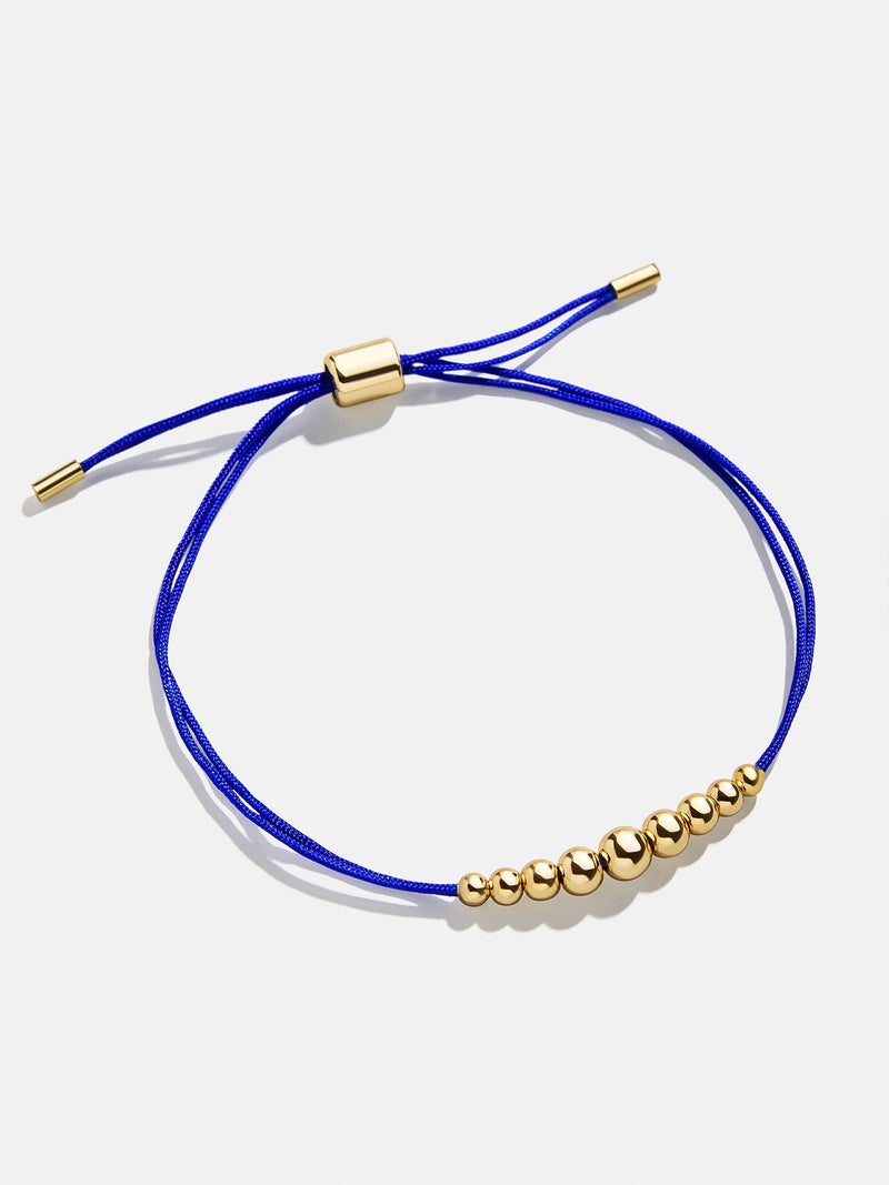 BaubleBar Emma Bracelet - Cobalt - 
    Beaded and cord bracelet
  
