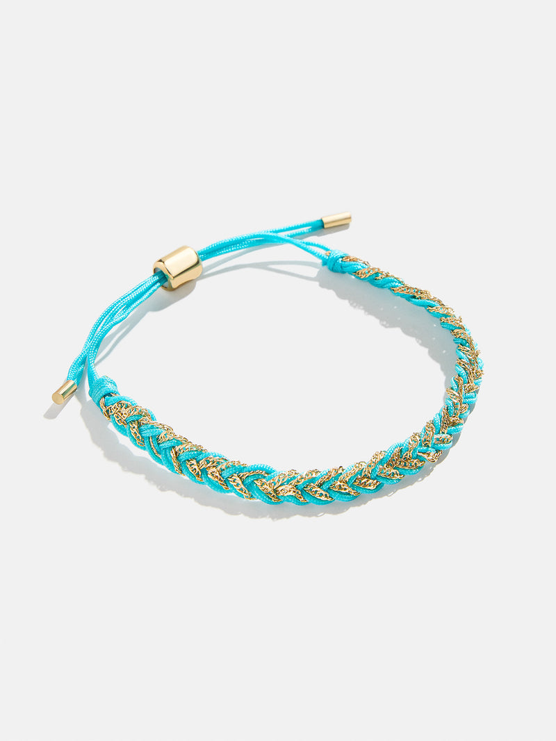 BaubleBar Hannah Bracelet - Turquoise - 
    Chain and cord bracelet
  
