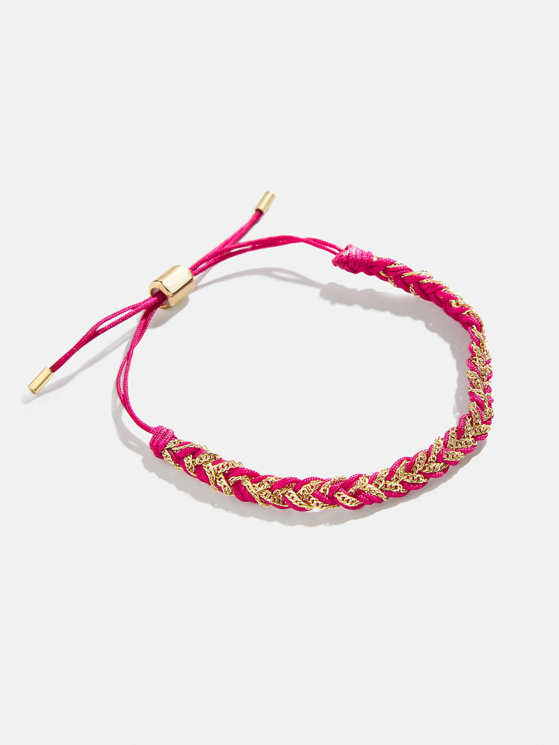 BaubleBar Hannah Bracelet - Pink - 
    Chain and cord bracelet
  
