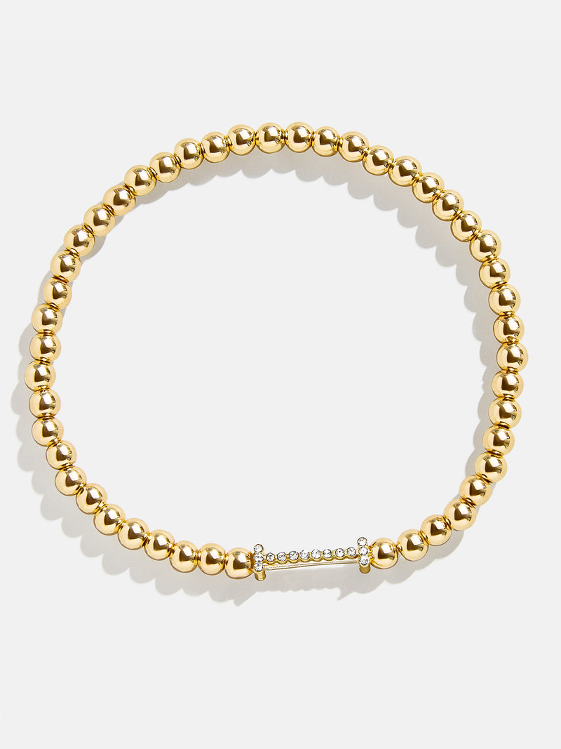 BaubleBar I - 
    Initial beaded bracelet
  
