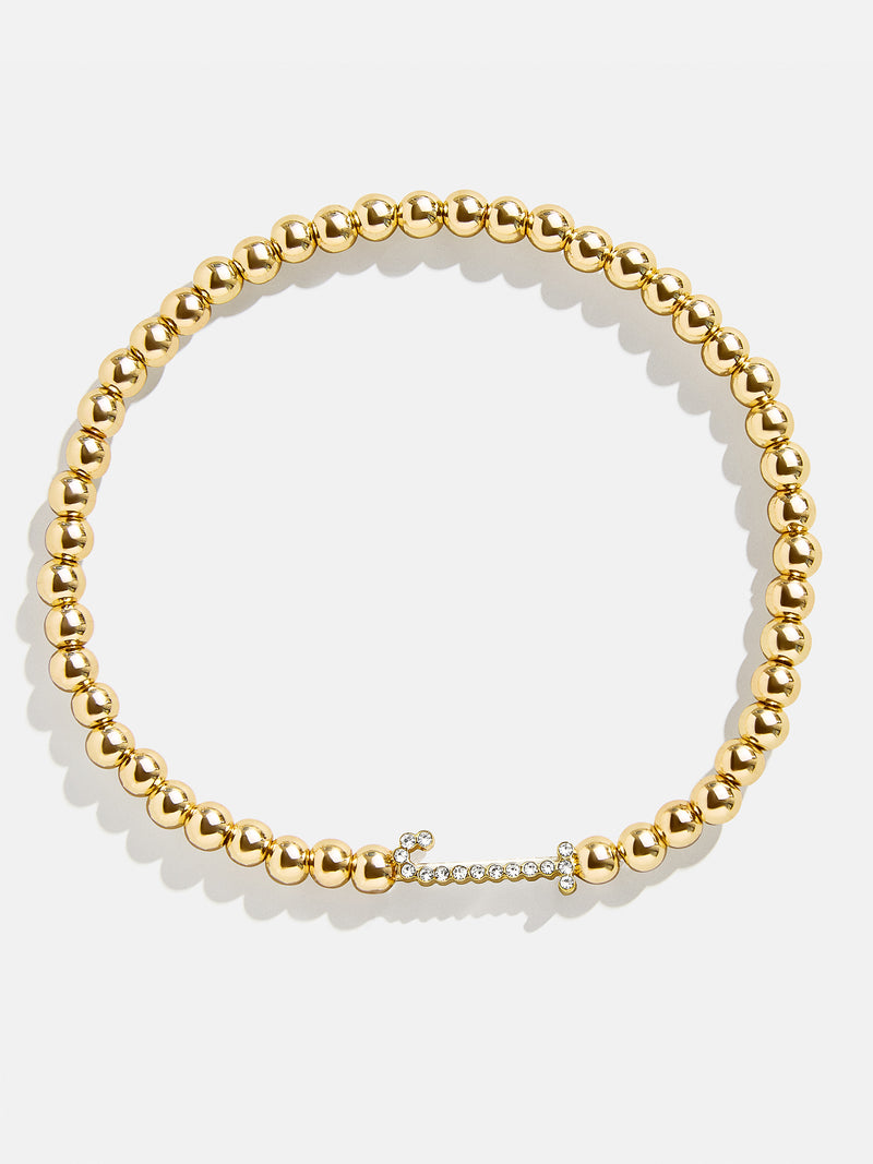 BaubleBar J - 
    Initial beaded bracelet
  
