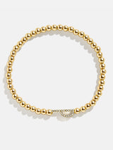 BaubleBar P - 
    Initial beaded bracelet
  
