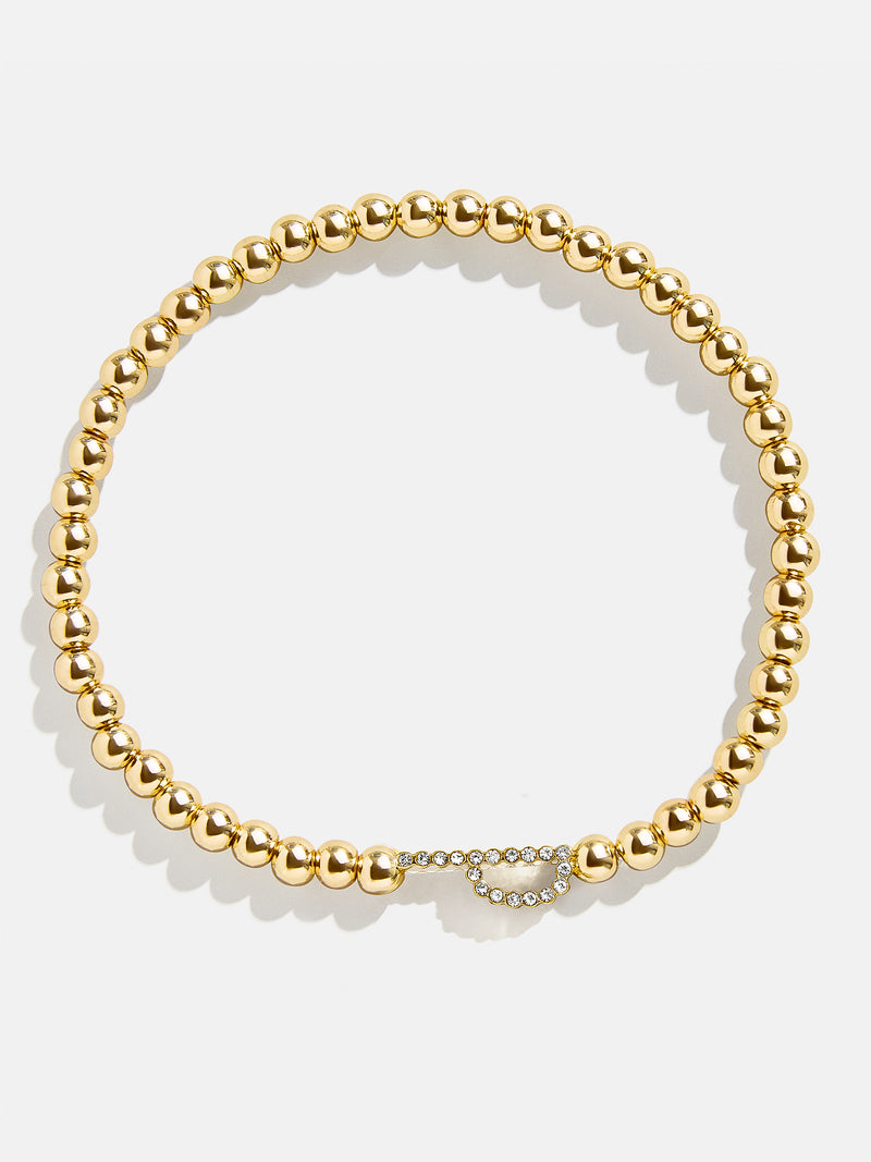 BaubleBar P - 
    Initial beaded bracelet
  
