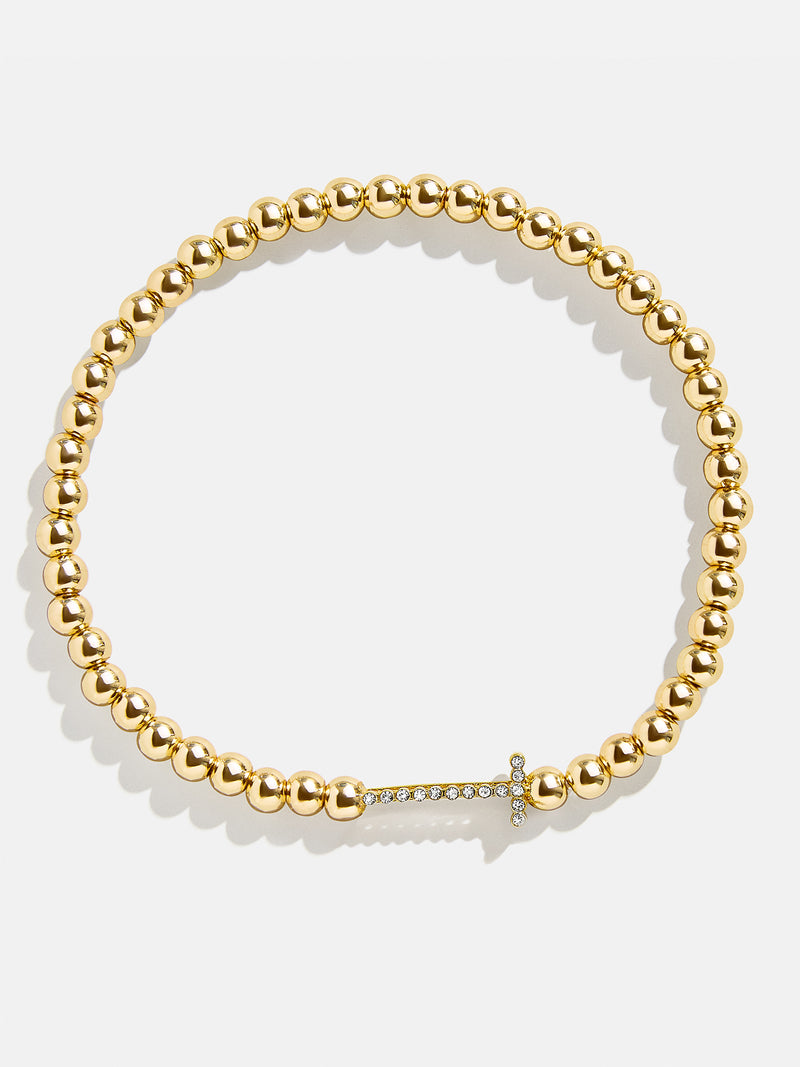 BaubleBar T - 
    Initial beaded bracelet
  
