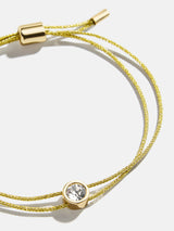 BaubleBar Kara Bracelet - Gold - 
    Crystal cord bracelet
  
