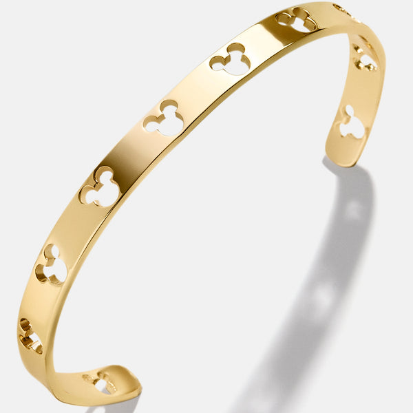 ◆bauble bar◆Mickey Mouse Disney Pave Cuff Bracelet Mickey Mouse Disney Cutout Cuff Bracelet - Gold – Disney