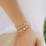Mickey Mouse Disney Cutout Cuff Bracelet - Gold