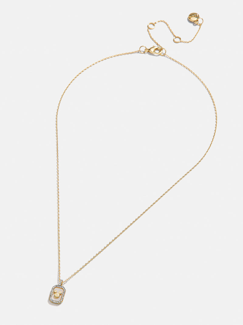 BaubleBar Mickey Mouse Disney Pavé Pendant Necklace - Gold/Pavé - 
    Enjoy 20% off - This Week Only
  
