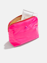 BaubleBar Initial Zipper Pouch - Hot Pink - 
    Initial storage
  
