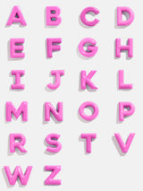 BaubleBar Initial Zipper Pouch - Hot Pink - 
    Initial storage
  
