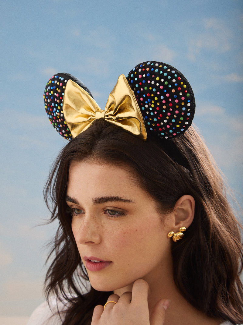 BaubleBar Minnie Mouse Disney Multicolored Gem Ears Headband - Minnie Mouse Multicolored Gem Ears - 
    Disney ears headband
  
