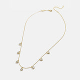 Mickey Mouse Disney 18K Gold Plated Sterling Silver Repeating Necklace - Gold/Pavé