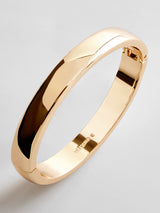 BaubleBar Nadia Classic Hinge Bangle - Classic Thick Gold - 
    Gold bangle
  
