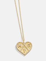 BaubleBar Heart 18K Gold Custom Medallion Necklace - 
    Enjoy 20% off - Ends Tonight
  
