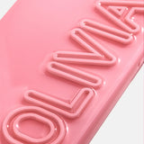 Fine Line Custom iPhone Case - Pink/Pink