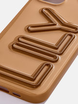 BaubleBar Fine Line Custom iPhone Case - Brown/Dark Brown - 
    Enjoy 20% off - This Week Only
  
