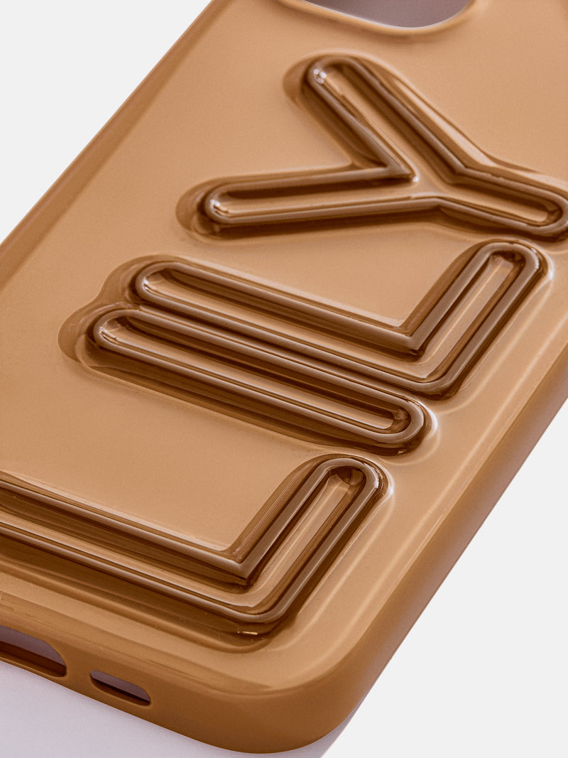 BaubleBar Fine Line Custom iPhone Case - Brown/Dark Brown - 
    Enjoy 20% off - This Week Only
  
