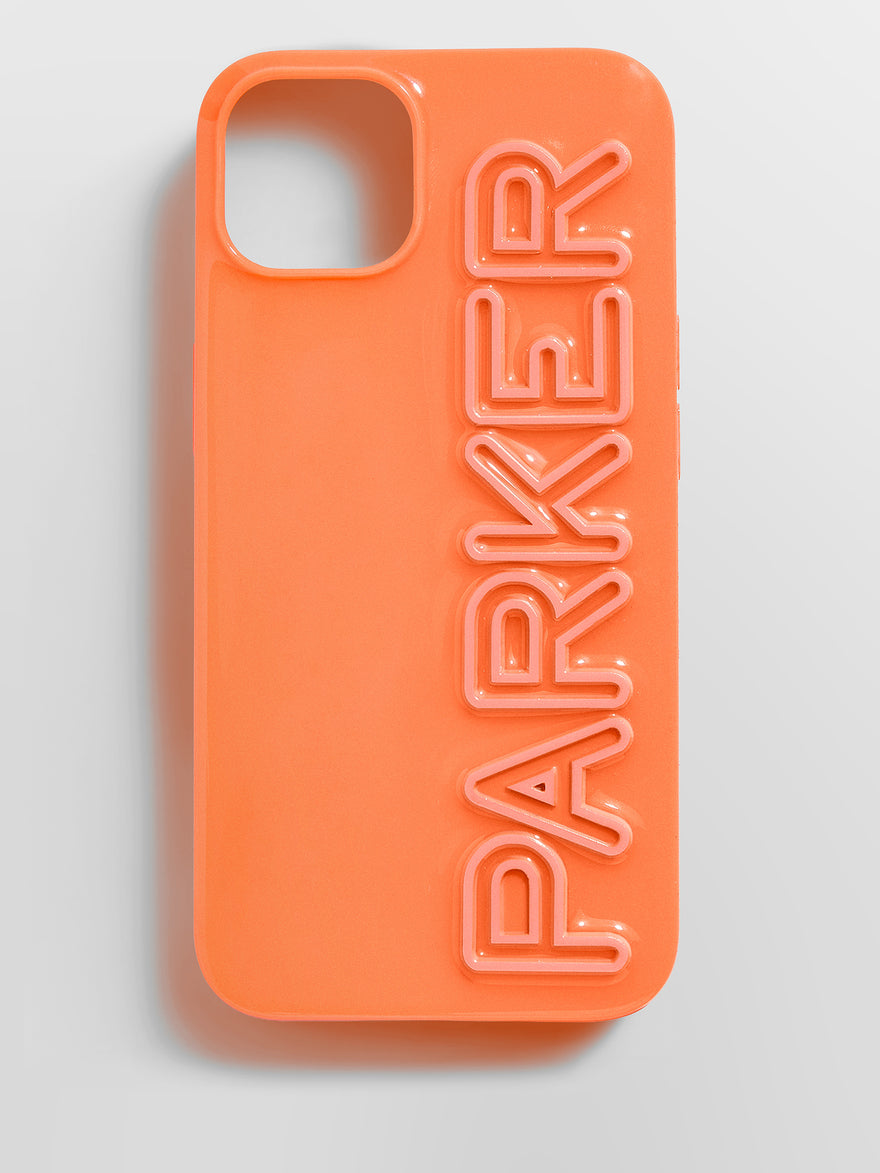 Fine Line Custom iPhone Case - Orange/Orange