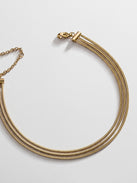 Gemma Waterproof Layered Anklet - Gold