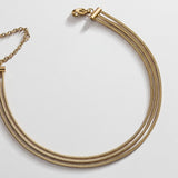 Gemma Waterproof Layered Anklet - Gold