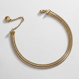 Gemma Waterproof Layered Anklet - Gold